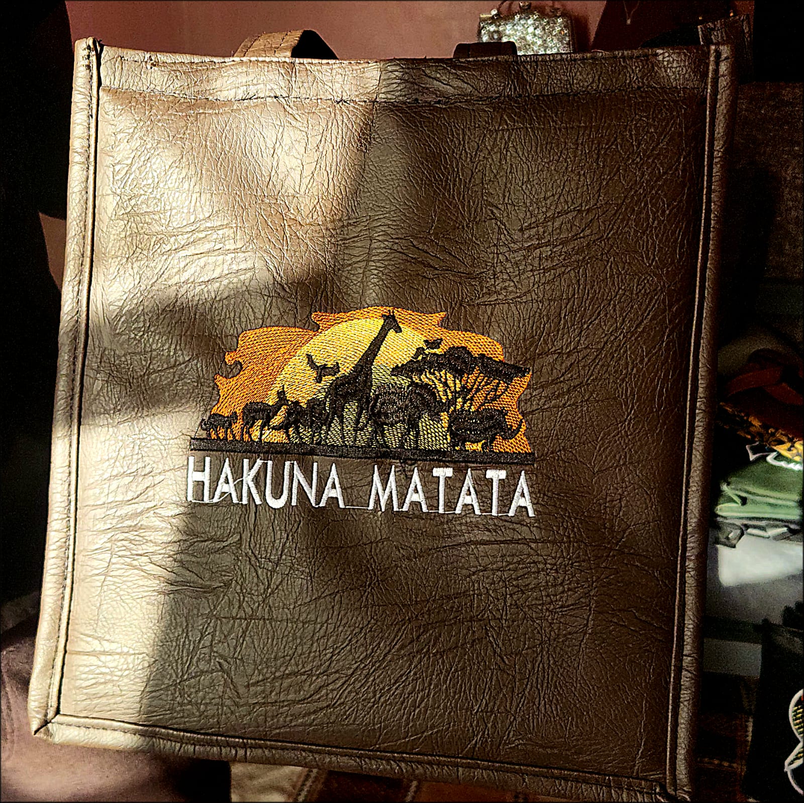 AfriKen Leather Handbag